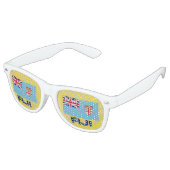Fiji Fun Party Glasses Retro Zonnebril (Gekanteld)