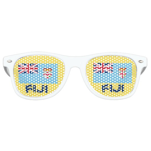 Fiji Fun Party Glasses Retro Zonnebril (Voorkant)