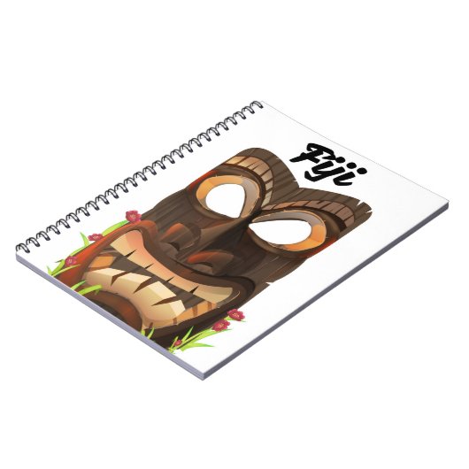 Fiji gesneden masker notitieboek (Linkerzijde)