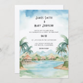 Fiji Island bestemming bruiloft Kaart (Voorkant / Achterkant)