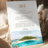 Fiji Island Destination Insert INFO Details Kaart