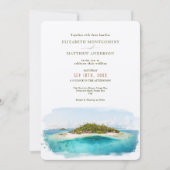 Fiji Island Melanesia Destination Wedding Kaart (Voorkant)