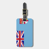 Fiji Islands Flag Bagagelabel (Voorkant verticaal)
