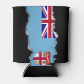 Fiji Islands Flag Blikjeskoeler (Voorkant)