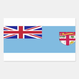 Fiji Islands Flag Rechthoekige Sticker