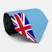 Fiji Islands Flag Stropdas (Opgerold)