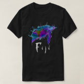 Fiji Islands Waterverf Turtle Fiji Souvenir T-shirt (Design voorkant)