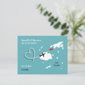Fiji Islands Wedding Destination Save the Date (Staand voorkant)