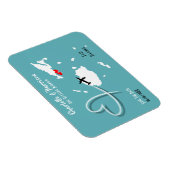 Fiji Islands Wedding Destination Save the Date Magneet (Rechterzijde)