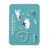 Fiji Islands Wedding Destination Save the Date Magneet (Verticaal)