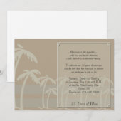 Fiji: Jubileum met tropische palmbomen Kaart (Voorkant / Achterkant)