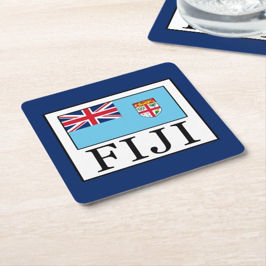 Fiji Kartonnen Onderzetters (Schuin)