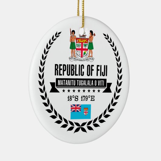Fiji Keramisch Ornament (Rechts)