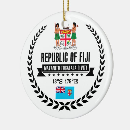 Fiji Keramisch Ornament (Links)