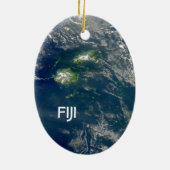 Fiji-kerstversiering Keramisch Ornament (Achterkant)