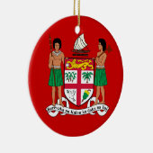 FIJI* Kerstversiering Keramisch Ornament (Rechts)