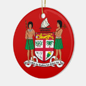 FIJI* Kerstversiering Keramisch Ornament (Links)