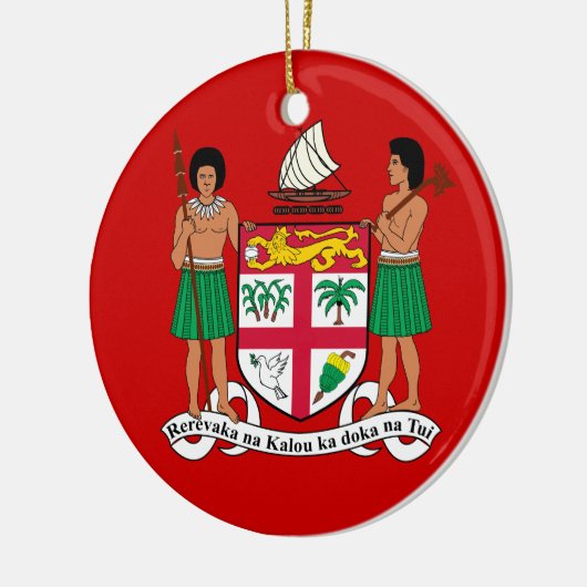 FIJI* Kerstversiering Keramisch Ornament (Links)