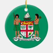 FIJI* Kerstversiering Keramisch Ornament (Achterkant)