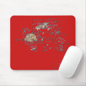 Fiji Map Mousepad Muismat (Met muis)