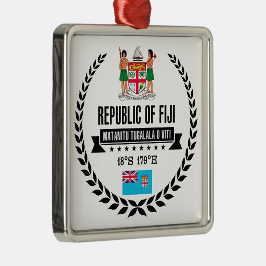 Fiji Metalen Ornament (Rechts)