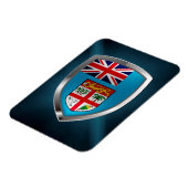 Fiji Mettalic Emblem Magneet (Linkerzijde)