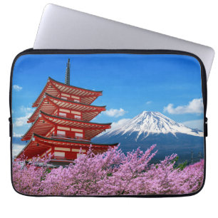 Fiji Mountain Japan-laptophoes Laptop Sleeve