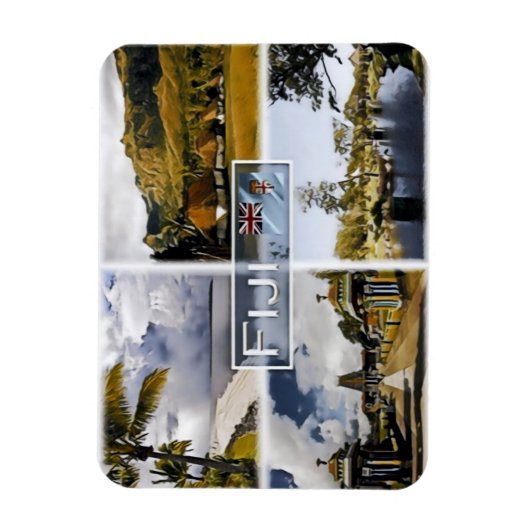 Fiji - Mozaïek - Magneet (Verticaal)