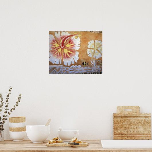 Fiji, muurkunst. poster (Keuken)