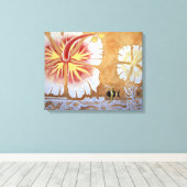Fiji, muurschildering. canvas afdruk (Insitu (Houten vloer))