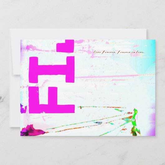 FIJI ONE Destination Invitation Kaart (Achterkant)