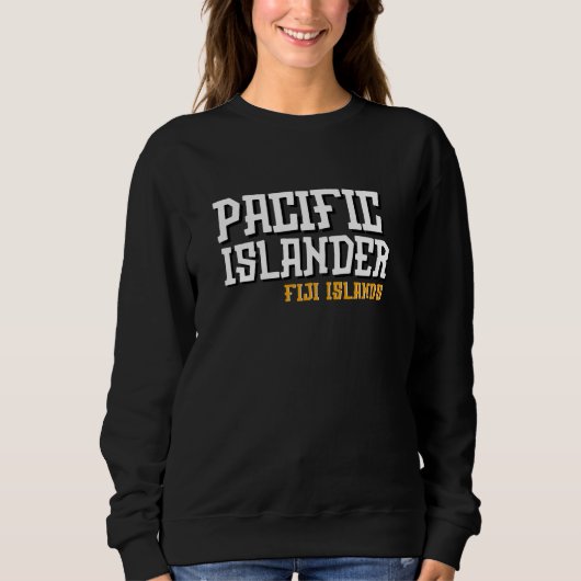 Fiji Pacific Islander Dames Sweatshirt (Voorkant)