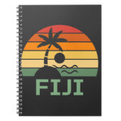 Fiji  Palm Trees Summer Beach Notitieboek (Voorkant)