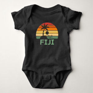 Fiji  Palm Trees Summer Beach Romper