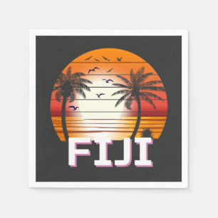 Fiji  Palm Trees Summer Beach Servet