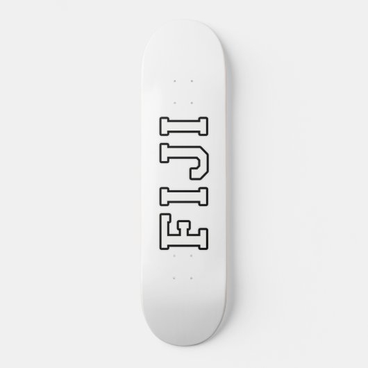 Fiji Persoonlijk Skateboard (Voorkant)