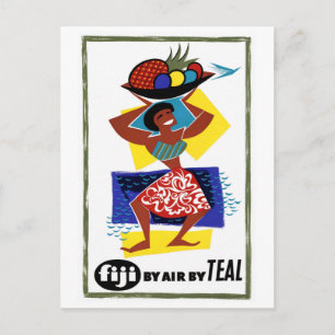 Fiji-Poster teruggezet Briefkaart