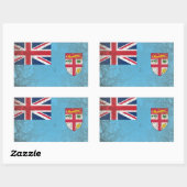 Fiji Rechthoekige Sticker (Vel)
