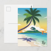 Fiji Reizen Briefkaart (Voorkant / Achterkant)