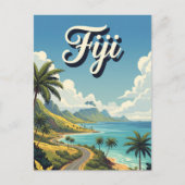  Fiji Reizen Briefkaart (Voorkant)