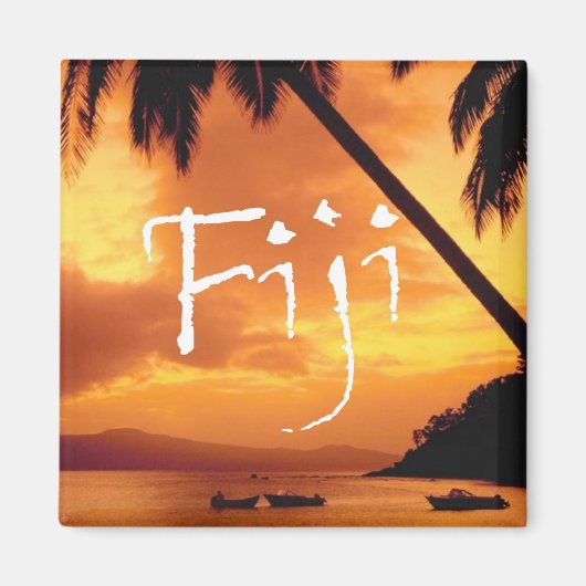 Fiji Reizen Foto Souvenir Koelkast Magneten (Voorkant)