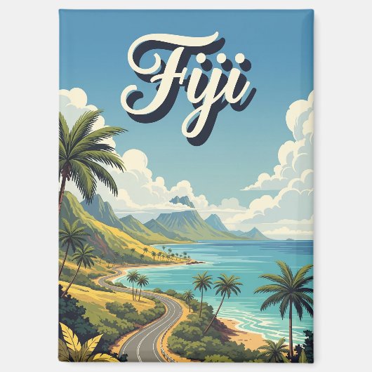  Fiji Reizen Magneet (Voorkant)