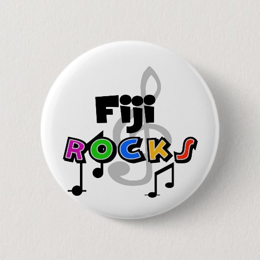 Fiji Rocks Ronde Button 5,7 Cm (Voorkant)