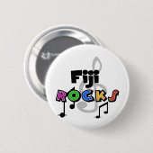Fiji Rocks Ronde Button 5,7 Cm (Voorkant /achterkant)