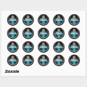 Fiji Ronde Sticker (Vel)