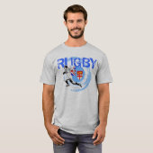Fiji Rugby Fans T-Shirt Run (Voorkant volledig)
