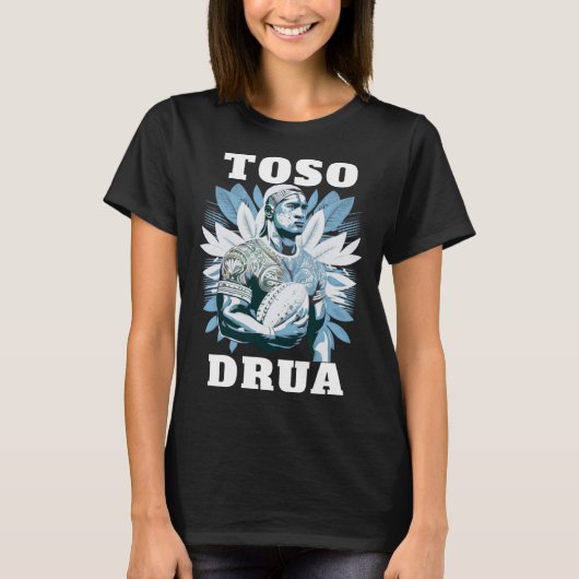 Fiji Rugby  Rugby Toso Drua T-shirt (Voorkant)