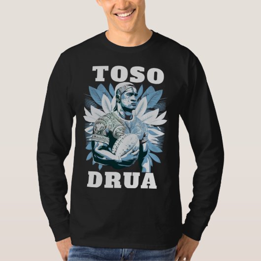 Fiji Rugby  Rugby Toso Drua T-shirt (Voorkant)