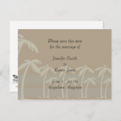 Fiji Save the Date, briefkaart (Voorkant / Achterkant)