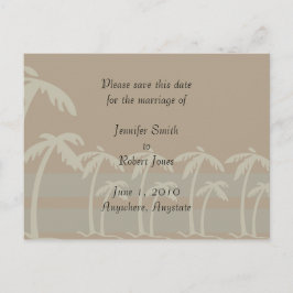 Fiji Save the Date, briefkaart